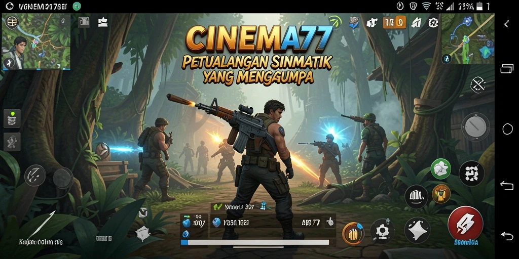 Gameplay petualangan mendebarkan dalam CINEMA77.
