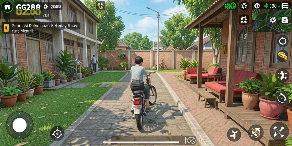 Gameplay GG288 yang menakjubkan dalam simulasi kehidupan sehari-hari.