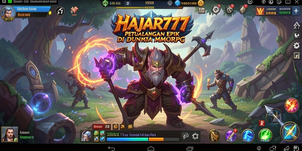 Tangkapan layar dari gameplay menakjubkan di HAJAR777.