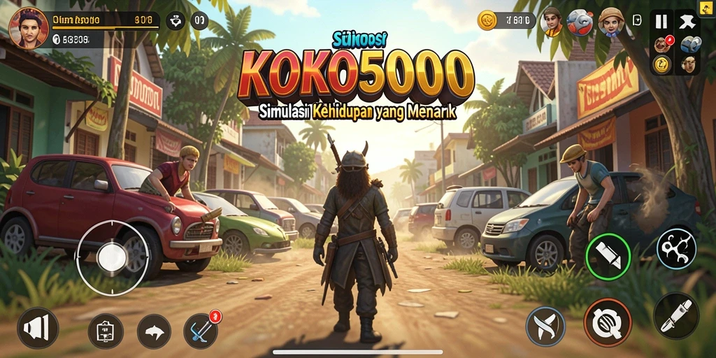 Gameplay KOKO5000 yang menawan dan interaktif.