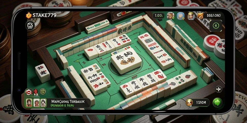 Tampilan gameplay yang menarik dalam permainan Mahjong STAKE779.
