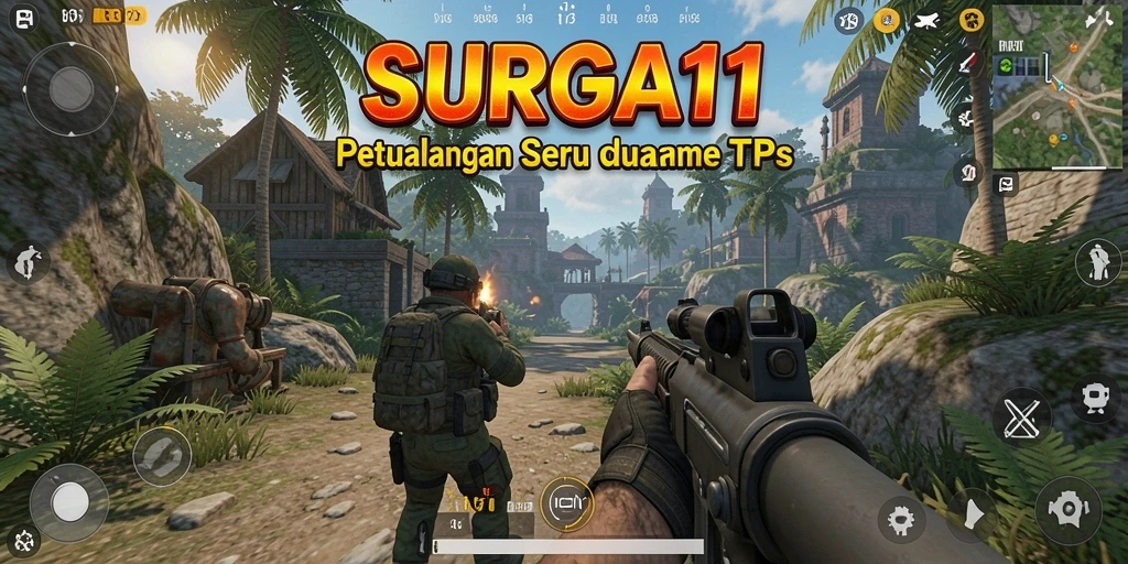Menampilkan aksi mendebarkan dalam permainan TPS SURGA11.