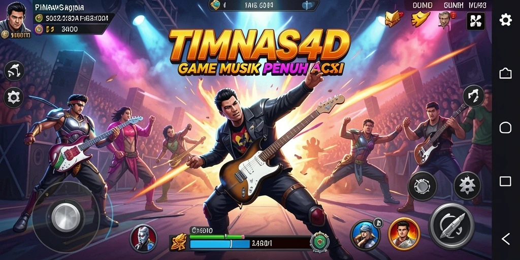 Tampilan gameplay seru dan menantang di TIMNAS4D.