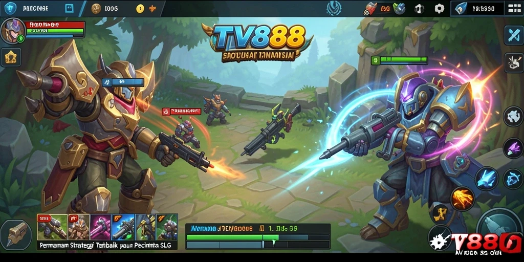 Screenshot gameplay <strong>TV888</strong> menampilkan aksi pertempuran menarik.